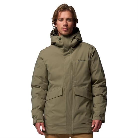 Columbia Street Heights Parka Mens, Stone Green