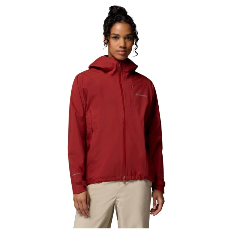 Columbia Trailborne 2.5L Shell Dame L Rød Skaljakker