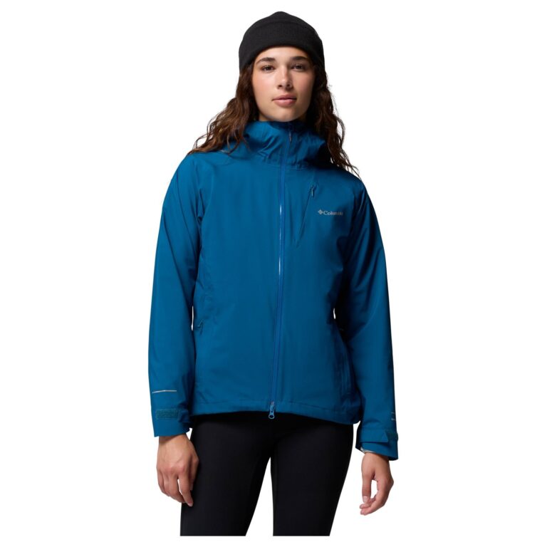Columbia Trailborne 2.5L Shell Dame M Blå Skaljakker