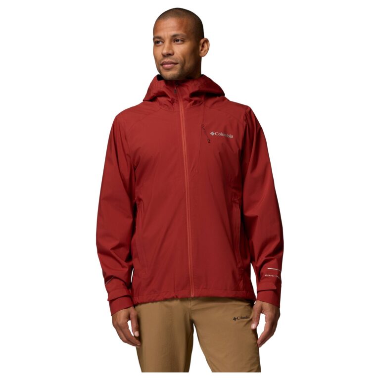 Columbia Trailborne 2.5L Shell Herre M Rød Skaljakker