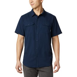 Columbia Utilizer II Solid Short Sleeve Shirt Herre M Blå Skjorter