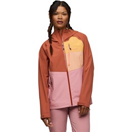 Cotopaxi Impermeo 3L Hooded Shell Jacket Dame L Orange Skaljakker