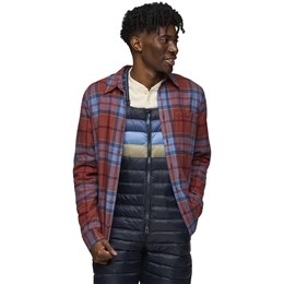 Cotopaxi Quedo Flannel Shirt Herre M Rød/Blå-ternet Skjorter