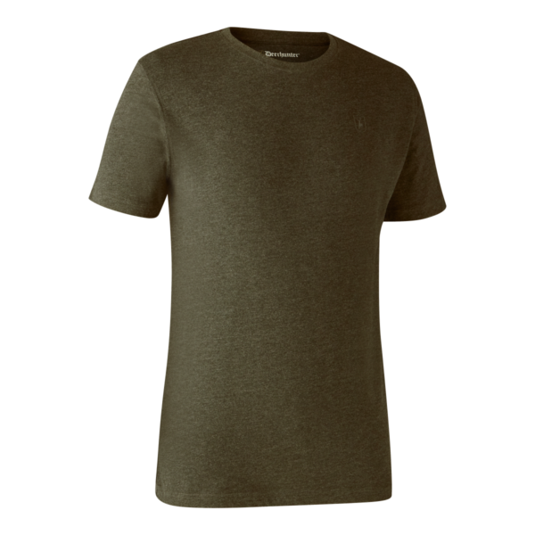 Deerhunter Basis 2-pak T-shirt Adventure Green Melange 2XL