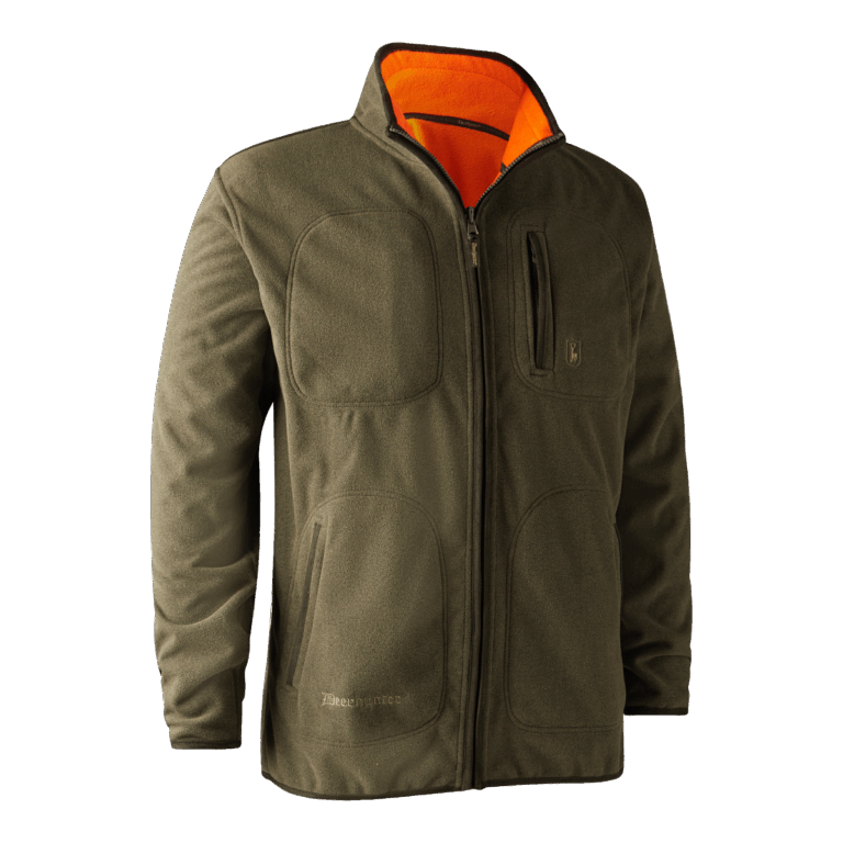 Deerhunter Gamekeeper Bonded Fleecejakke - vendbar Orange 2XL