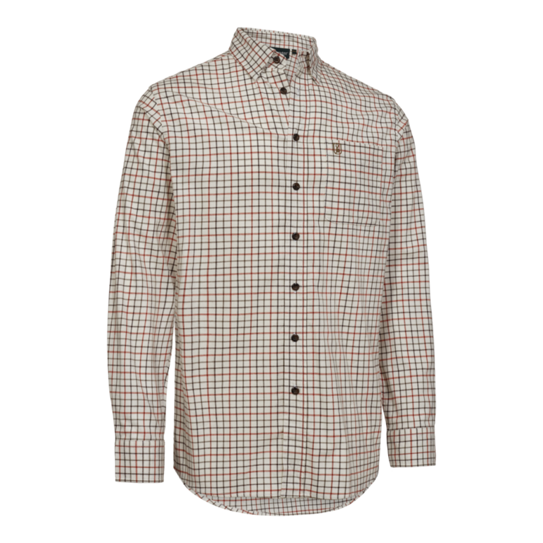 Deerhunter Gavin Skjorte herre - 39/40 - Orange Check