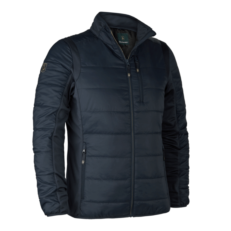 Deerhunter Heat vatteret jakke med varme panel herre - S - Dark Blue