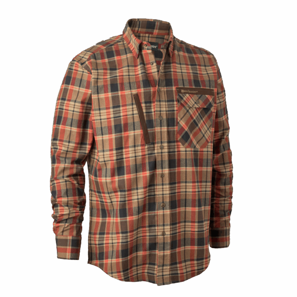 Deerhunter Hektor Skjorte Orange Check 49/50