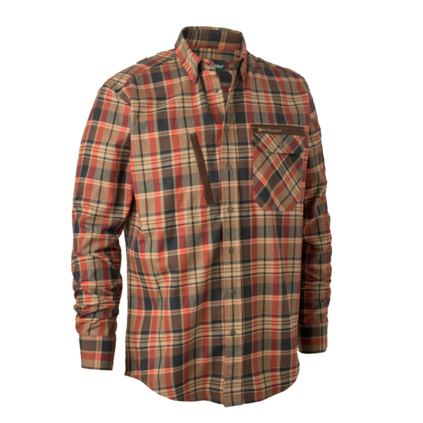 Deerhunter Hektor Skjorte Orange Check 49/50