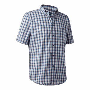 Deerhunter Jeff Skjorte S/S Blue Check 41/42