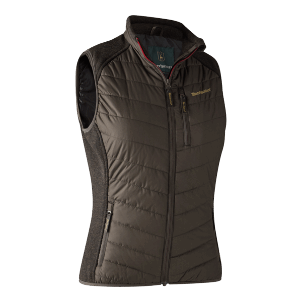 Deerhunter Lady Caroline Vatteret Vest Brown Leaf 48