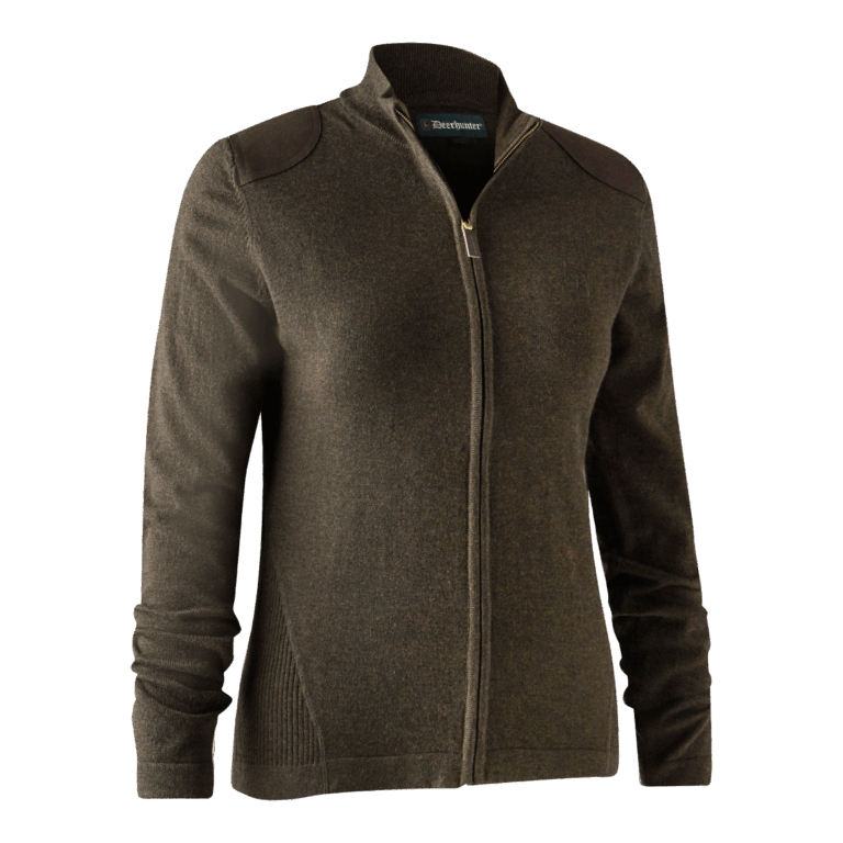 Deerhunter Lady Darlington Strikcardigan Dark Elm 40