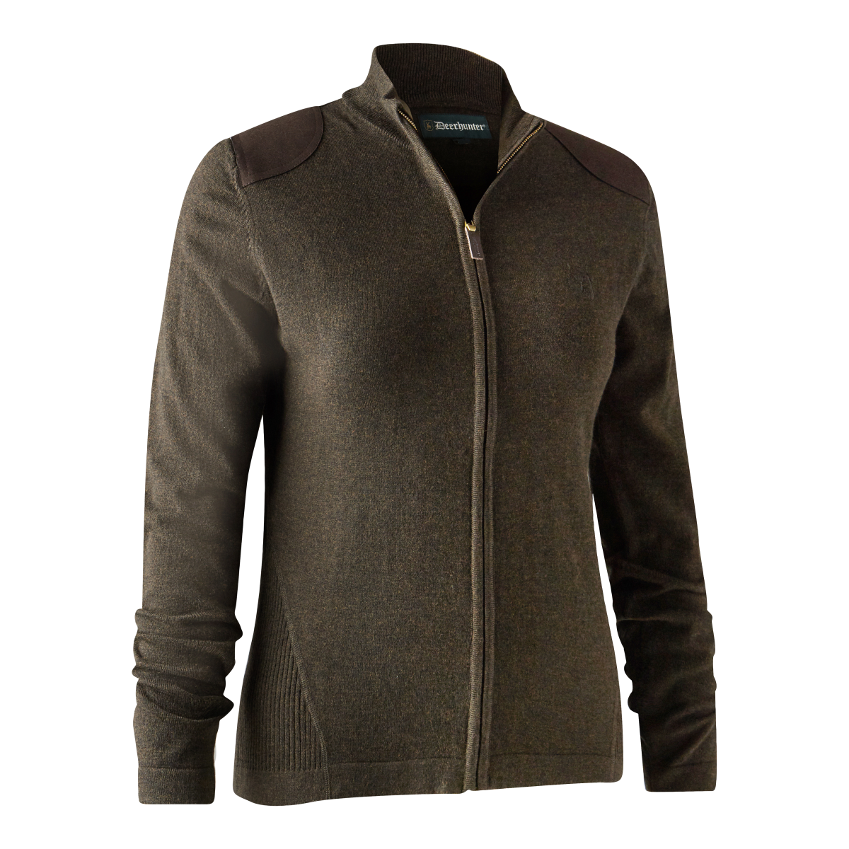 Deerhunter Lady Darlington Strikcardigan Dark Elm 40