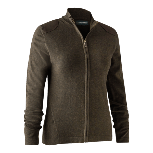 Deerhunter Lady Darlington Strikcardigan Dark Elm 44