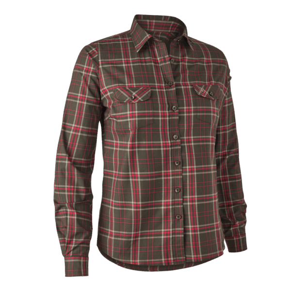 Deerhunter Lady Elena Skjorte Green Check 48