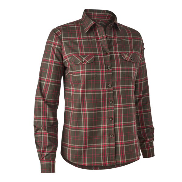 Deerhunter Lady Elena Skjorte Green Check 48