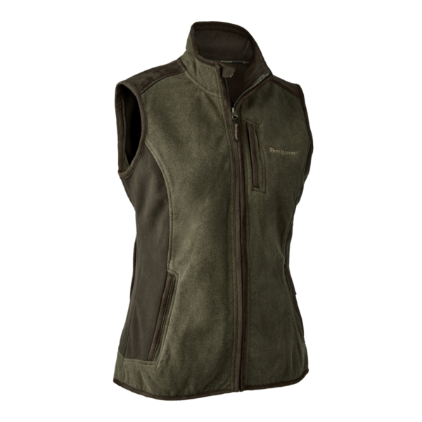 Deerhunter Lady Pam Bonded Fleecevest Graphite Green Melange 38