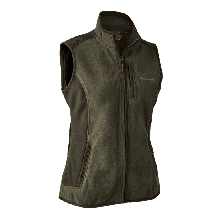 Deerhunter Lady Pam Bonded Fleecevest Graphite Green Melange 40
