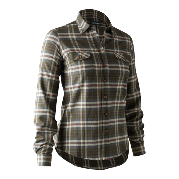 Deerhunter Lady Ruby Skjorte Yellow check 48