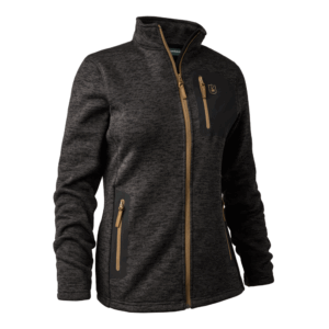 Deerhunter Lady Sarek Strikjakke dame - 44 - Dark Grey Melange