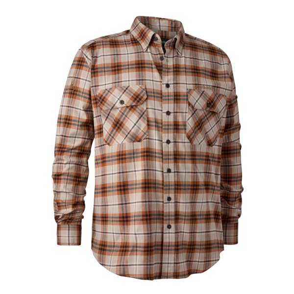 Deerhunter Louis skjorte Orange Check 43/44