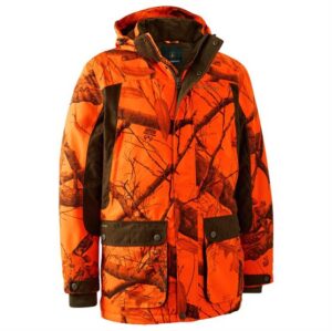 Deerhunter Mens Eagle Winter Jacket, Realtree Edge Orange
