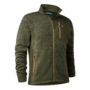 Deerhunter Sarek Strikjakke herre - Small - Olive night melange