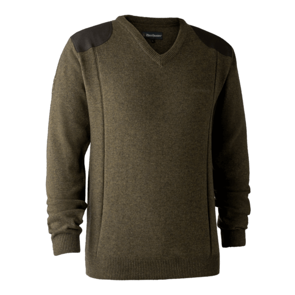 Deerhunter Sheffield Strik med V-hals Cypress XL