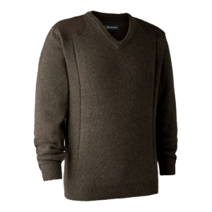 Deerhunter Sheffield Strik med V-hals Dark Elm XL
