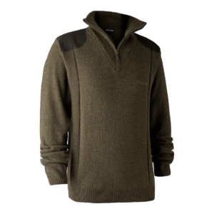 Deerhunter Sheffield Strik med lynlås hals Cypress XL