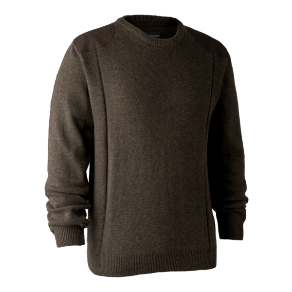 Deerhunter Sheffield Strik med rund hals Dark Elm XL
