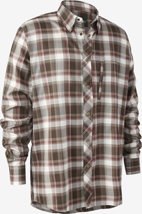 Deerhunter - Silas skjorte (Brown Check) - 39/40