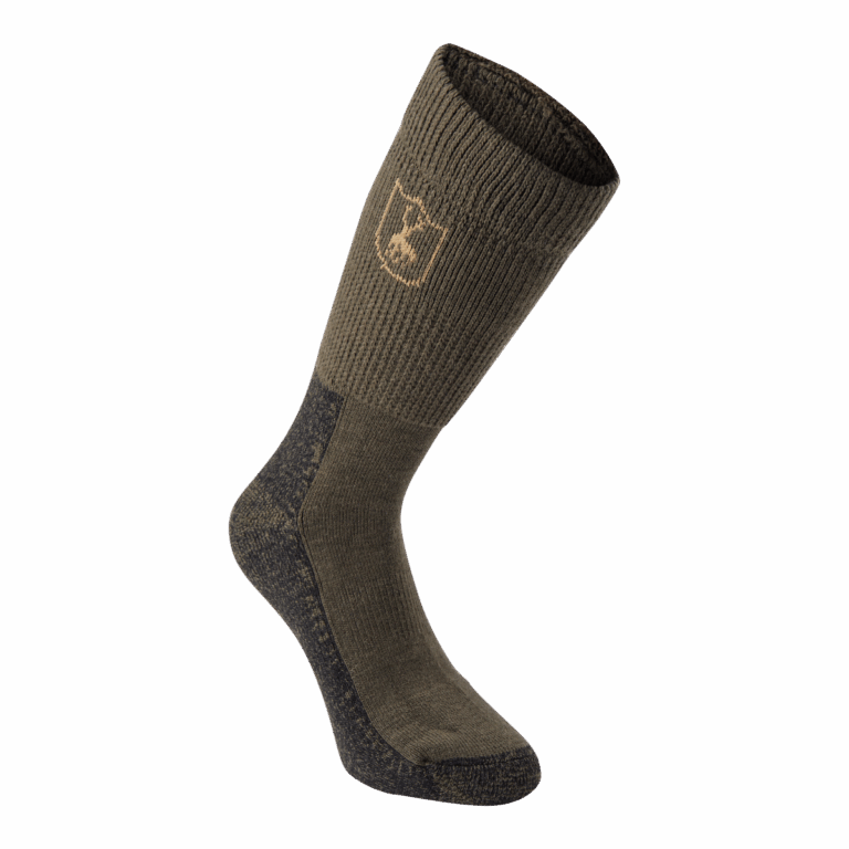 Deerhunter Uld Sokker De Luxe - korte Grape Leaf 36/39