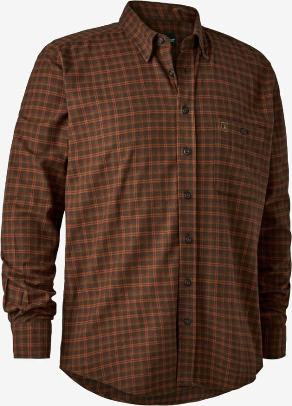 Deerhunter - Victor skjorte (Brown Check) - 39/40