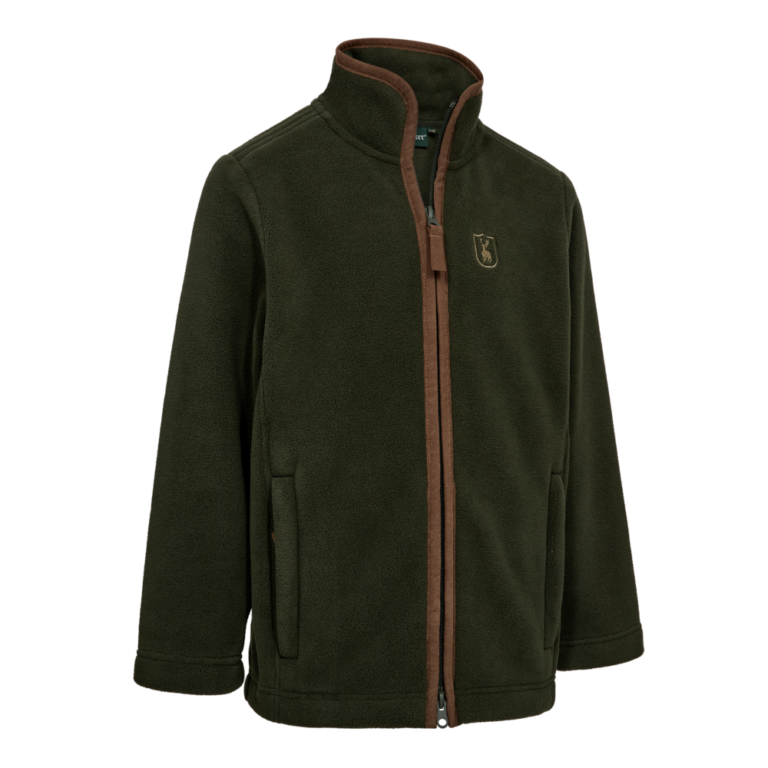 Deerhunter Youth Cumbria Fleece Jakke børn - Højde 116cm - Forest Ember