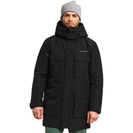 Didriksons Drew Parka Herre S Sort Fiberjakker