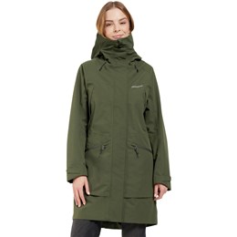 Didriksons Ilma Parka Dame 38 Grøn Skaljakker
