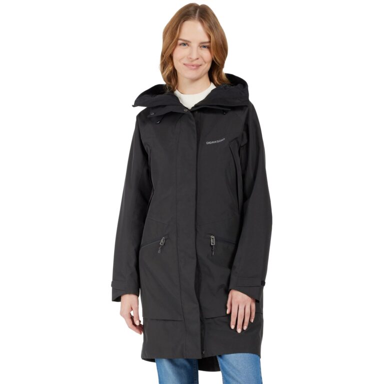 Didriksons Ilma Parka Dame 42 Sort Skaljakker