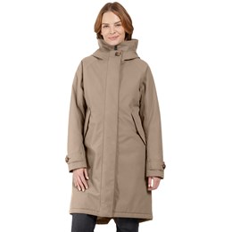 Didriksons Luna Parka Dame 36 Brun Fiberjakker