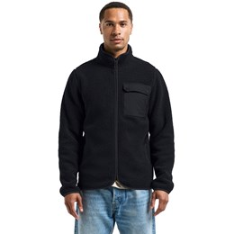Didriksons Peter Full-Zip II Herre S Sort Fleece