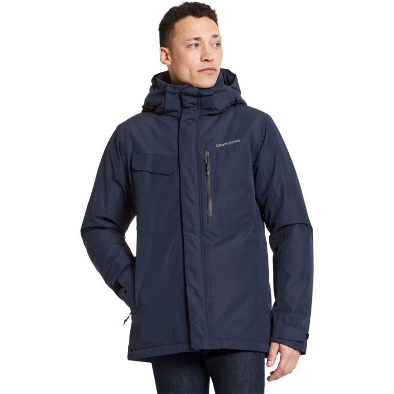 Didriksons Stefan Jacket Herre S Blå Fiberjakker