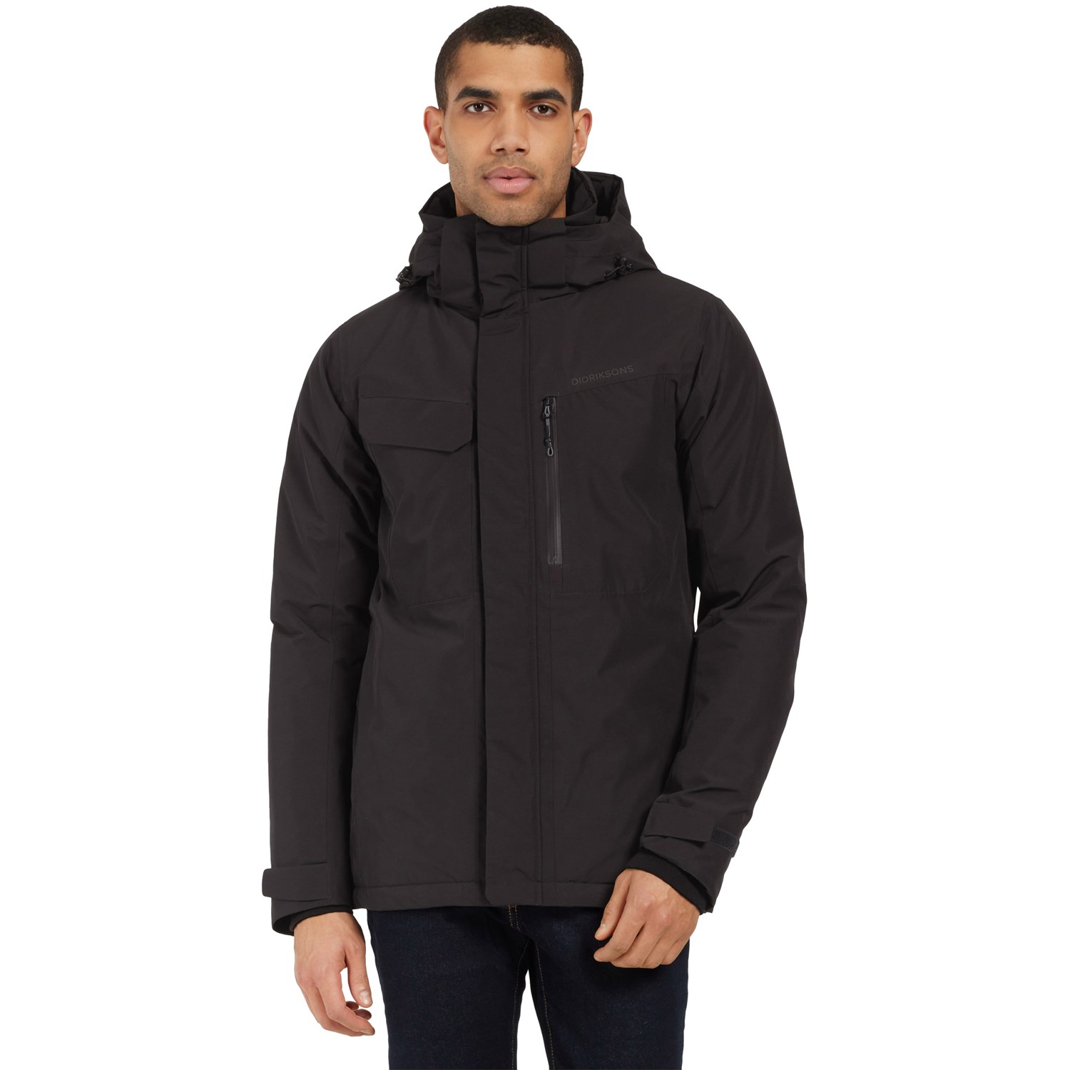 Didriksons Stefan Jacket Herre S Sort Fiberjakker