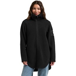 Didriksons Umi Full-Zip Dame 38 Sort Fleece