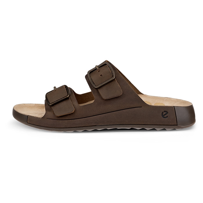 Ecco Cozmo Casual Buckle Herre / Mænd, nutmeg brown-45 - Sandaler