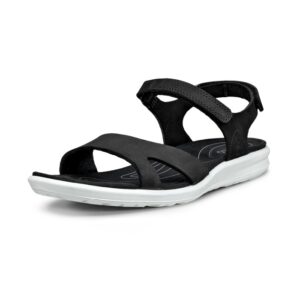 Ecco Cruise II 3 Straps Beigeal, Sort-36 - Sandaler
