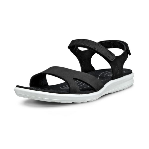 Ecco Cruise II 3 Straps Beigeal, Sort-36 - Sandaler