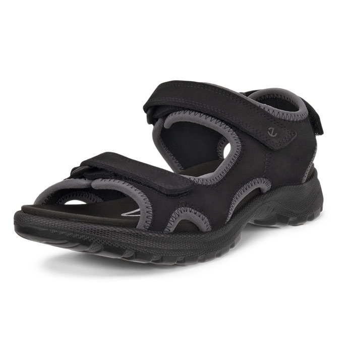 Ecco Hike Sandal 3 Stripes Dame, black-40 - Sandaler