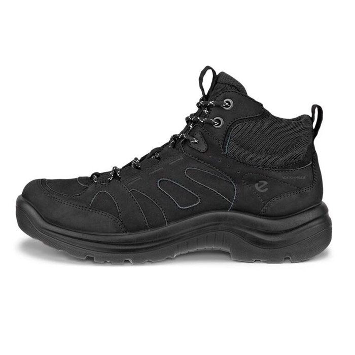 Ecco Offroad Mid Leather Waterproof Kvinder / Damer, black-38 - Vandrestøvler