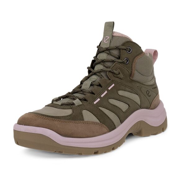 Ecco Offroad Mid Leather Waterproof Kvinder / Damer, tarmac-36 - Vandrestøvler