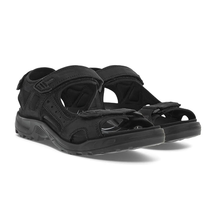 Ecco Offroad Oil Nubuck Herre / Mænd sandal, black-41 - Sandaler